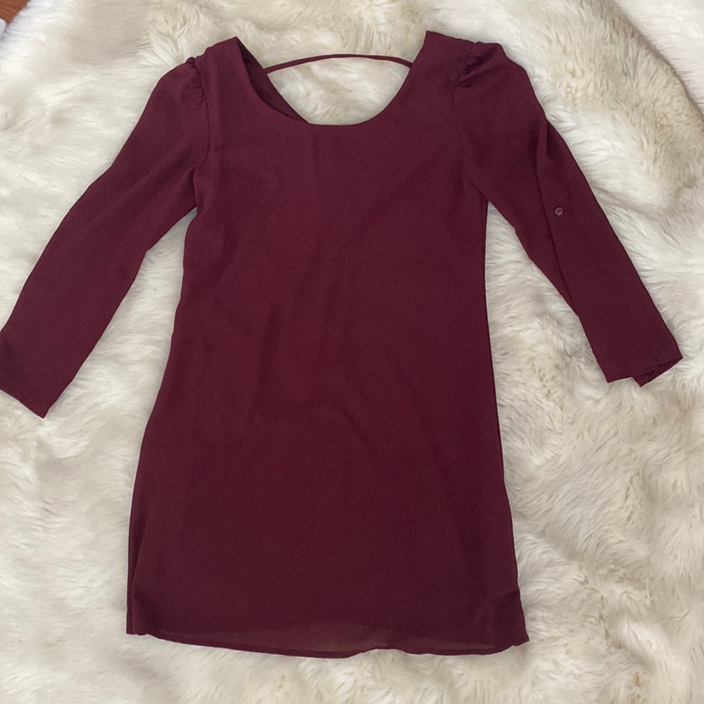 Maroon dress